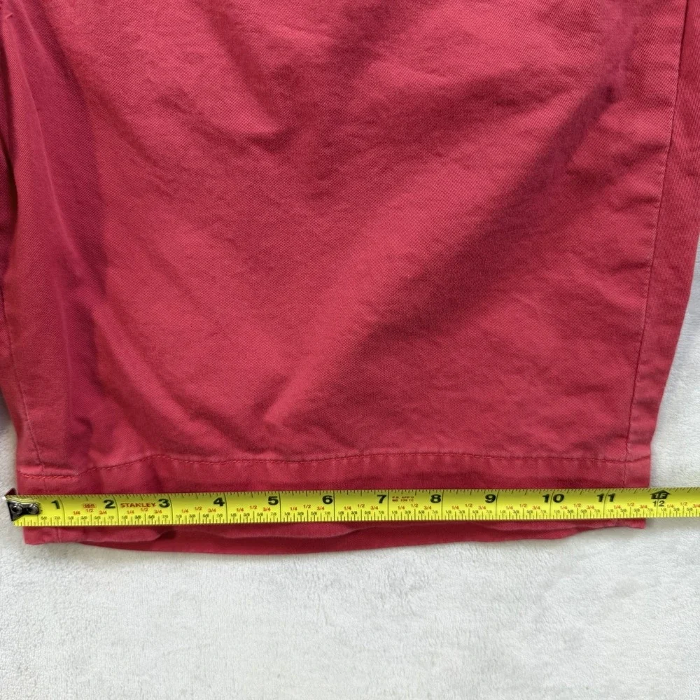 Polo Ralph Lauren Men's 35 Flat Front Chino Shorts Red Stretch 8